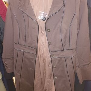 Elegant Brown Women's Coat